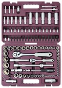 TS108/12 Набор инструмента универсальный 1/4", 1/2"DR с головками торцевыми 12-гранными, 108 предметов 1039069994