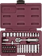 UTS0038 Набор инструмента 1/4"DR, 38 предметов 107041