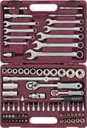 UTS0082 Набор инструмента универсальный 1/4", 1/2"DR, 82 предмета 107057