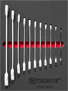 UTS11STE Набор ключей комбинированных трещоточных в EVA ложементе 280х375 мм, 11 предметов 806058578