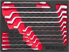 UTS15STE Набор ключей рожковых и накидных изогнутых в EVA ложементе 280х375 мм, 15 предметов 806058584