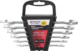 W1S6PR Набор ключей гаечных рожковых серии ARC на держателе, 8-19 мм, 6 предметов 172005082