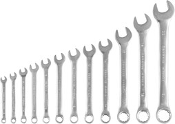 W3S12TB-T Набор ключей гаечных комбинированных серии ARC в сумке, 12 предметов (6-14,17,19,22 мм) (в тубусе Thorvik) 549776696