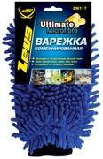 ZM117 Варежка КОМБИНИРОВАННАЯ из микрофибры, 22х16 см. 104113